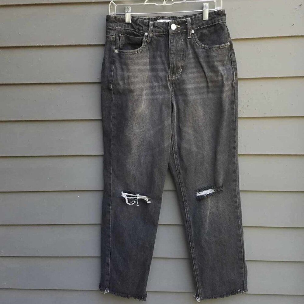 BP Black High Rise Distressed Jeans size 29